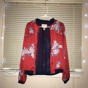 Floral Bomber jacket